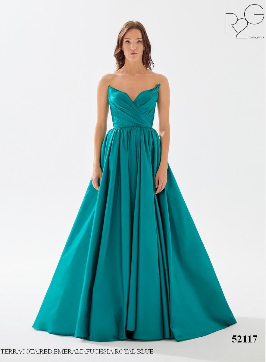 Tarik Ediz 52117 Emerald Prom Dress