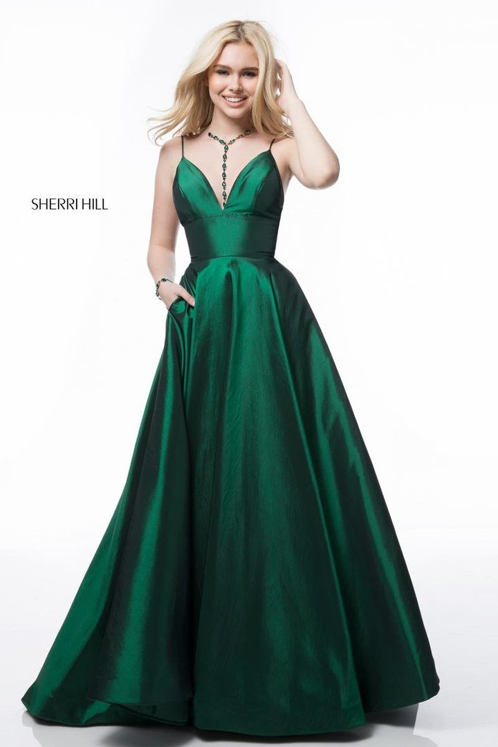 Sherri Hill 51822 Emerald Prom Dress
