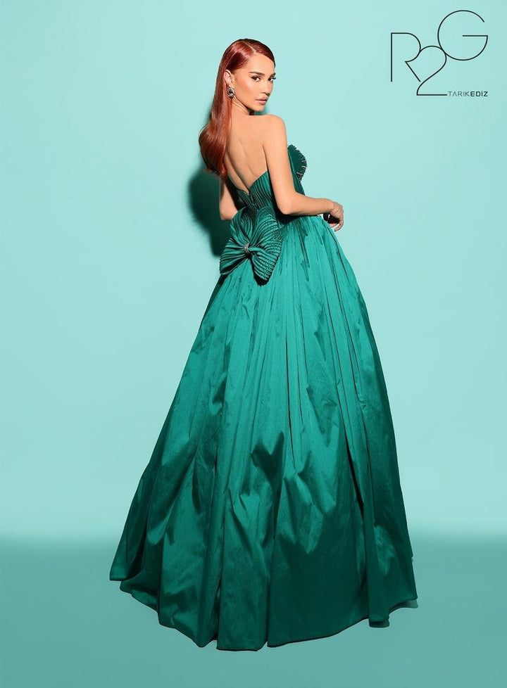 Tarik Ediz 53042 Emerald Prom Dress