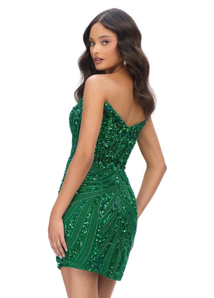 Ashley Lauren 4500 Emerald Prom Dress