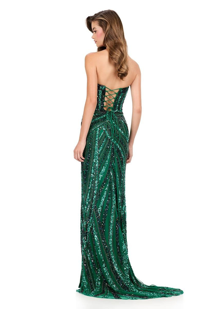 Ashley Lauren 12230 Emerald Prom Dress
