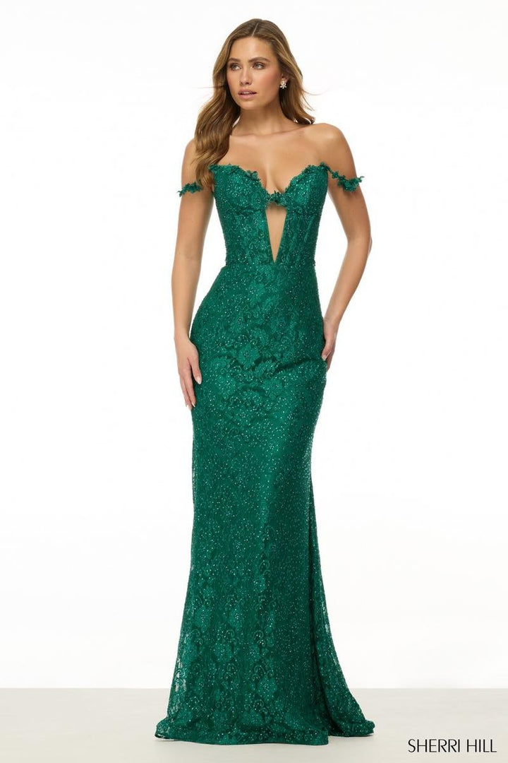 Sherri Hill 57178 Emerald Prom Dress