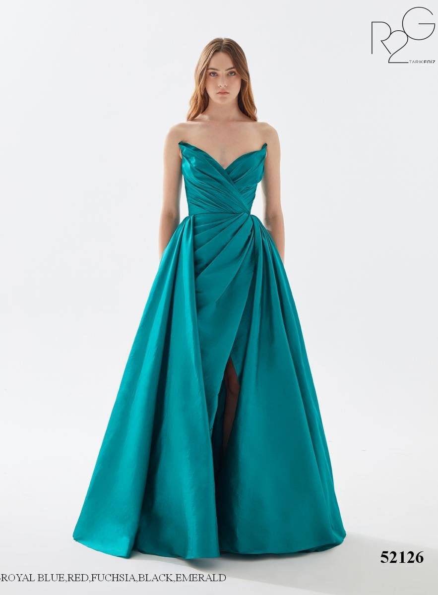 Tarik Ediz 52126 Emerald Prom Dress