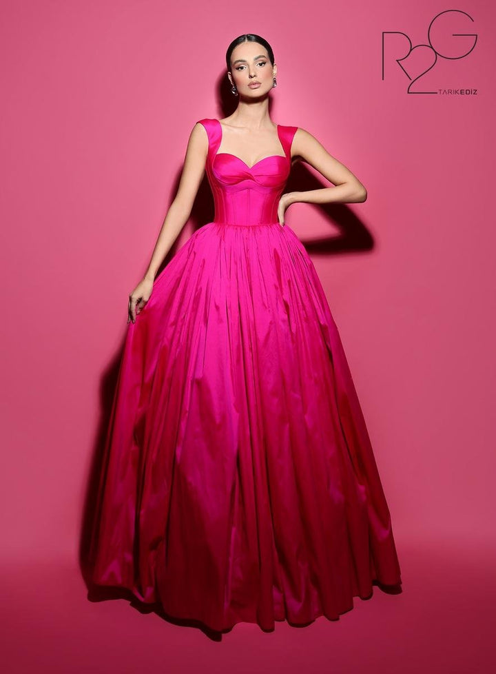 Tarik Ediz 53043 Fuchsia Prom Dress