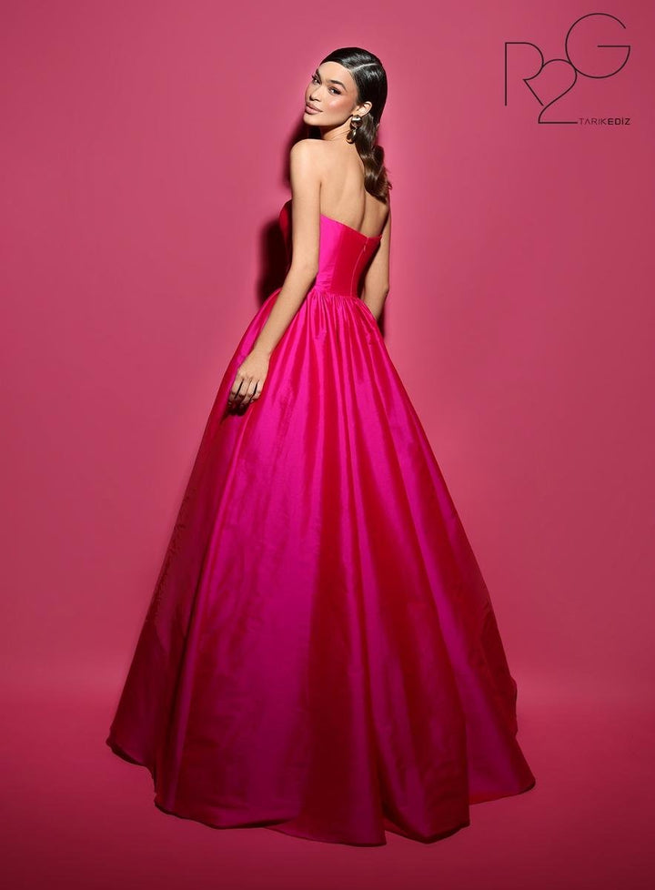 Tarik Ediz 53011 Fuchsia Prom Dress