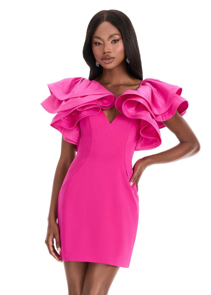 Ashley Lauren 4841 Fuchsia Prom Dress