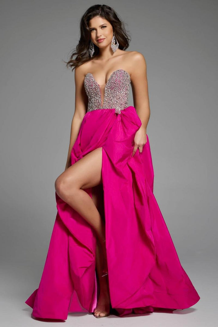 Jovani 41141 Fuchsia Prom Dress