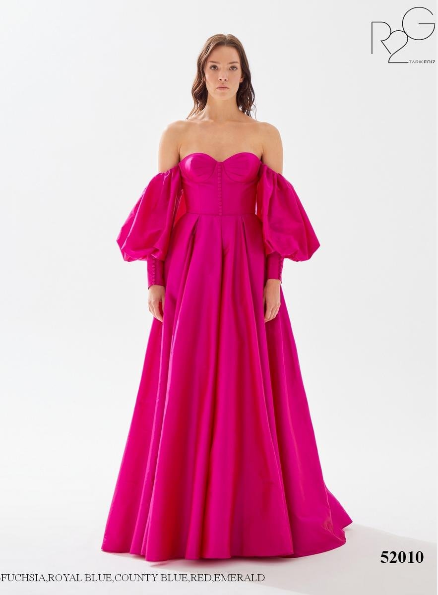 Tarik Ediz 52010 Fuchsia Prom Dress