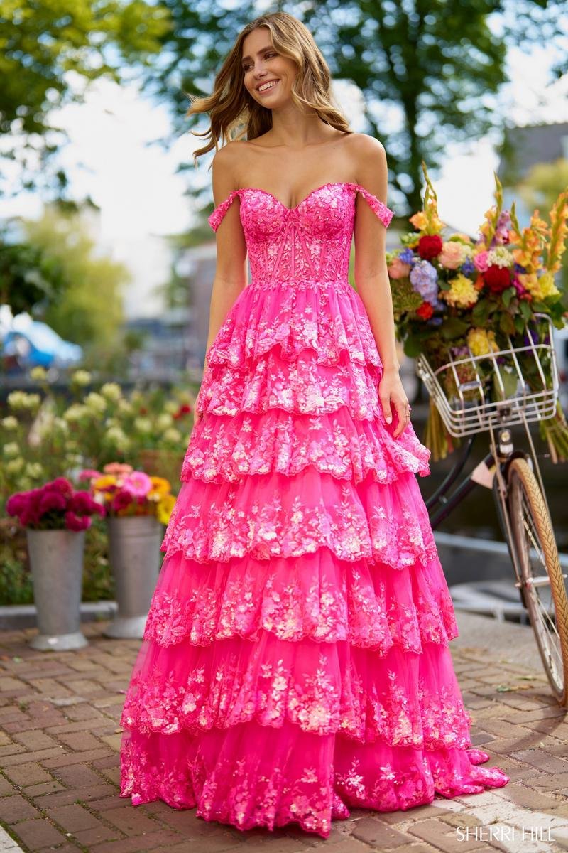 Sherri Hill 56196 — Fuchsia