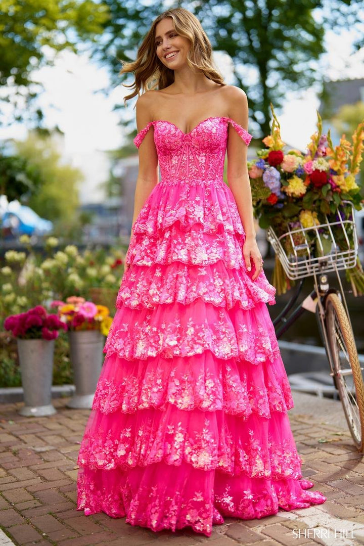 Sherri Hill 56196 — Fuchsia
