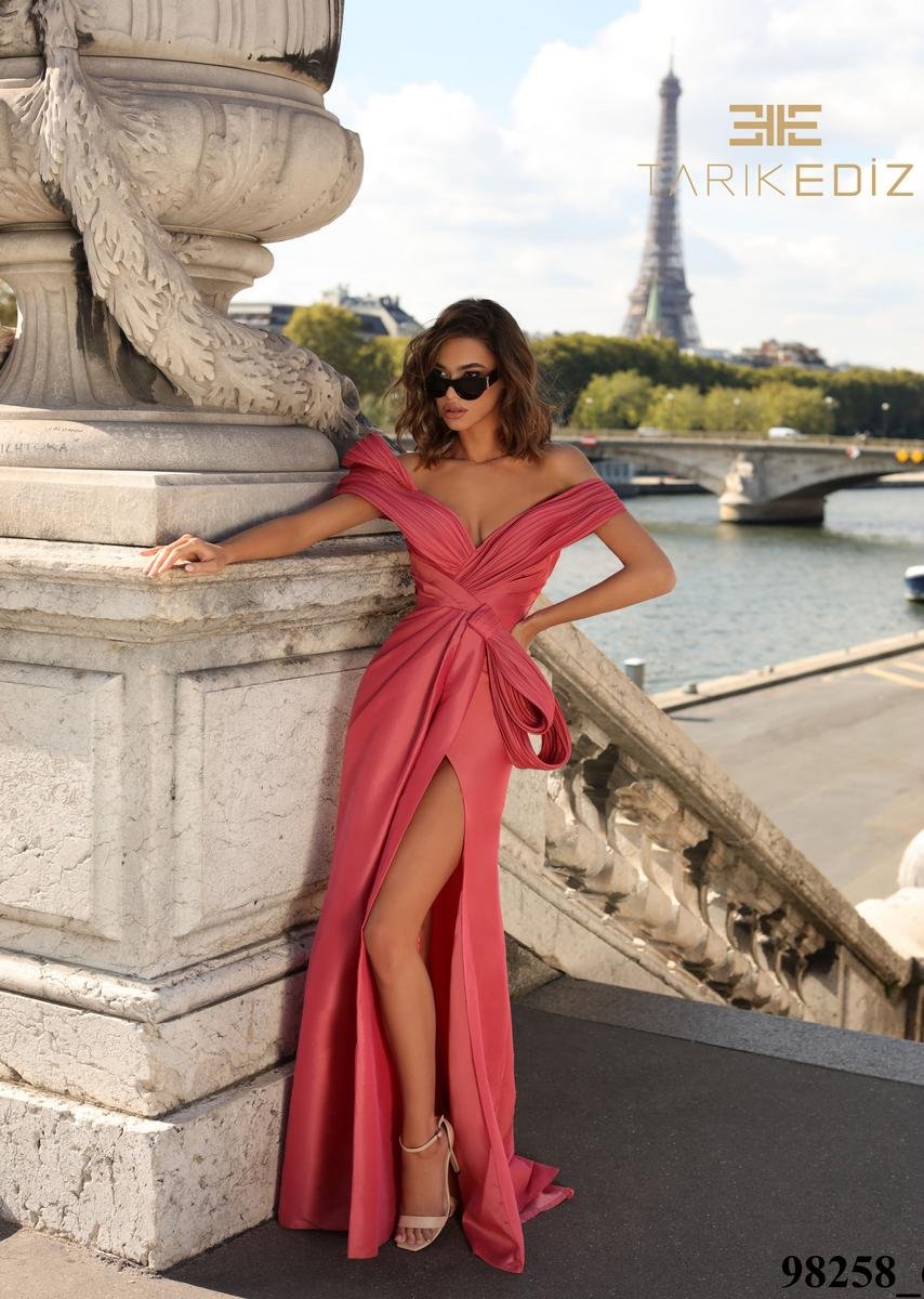 Tarik Ediz 98258 Fuchsia Prom Dress