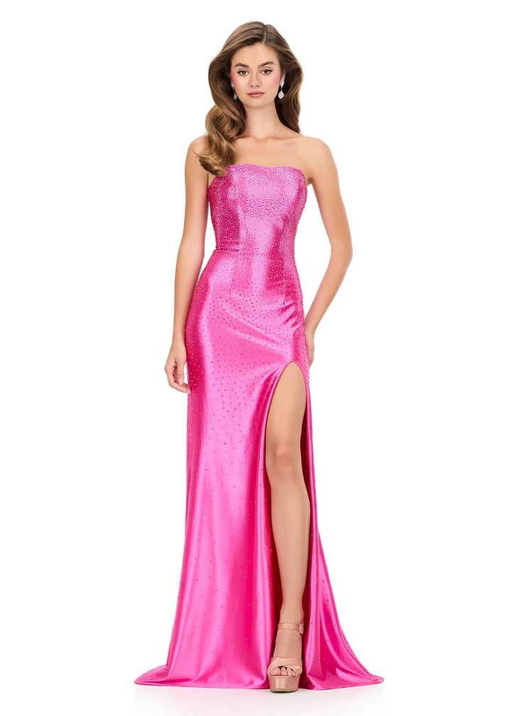 Ashley Lauren 12200 Fuchsia Prom Dress
