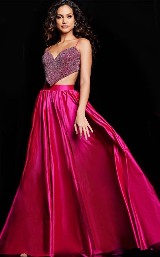 Jovani 37045 — Fuchsia