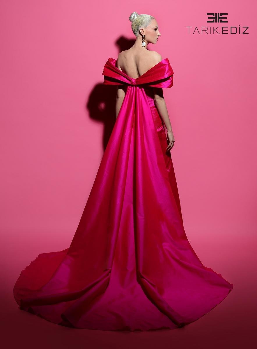 Tarik Ediz 98506 Fuchsia Prom Dress