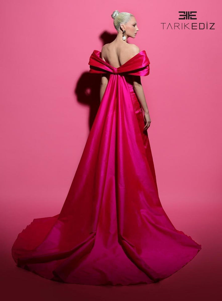 Tarik Ediz 98506 Fuchsia Prom Dress