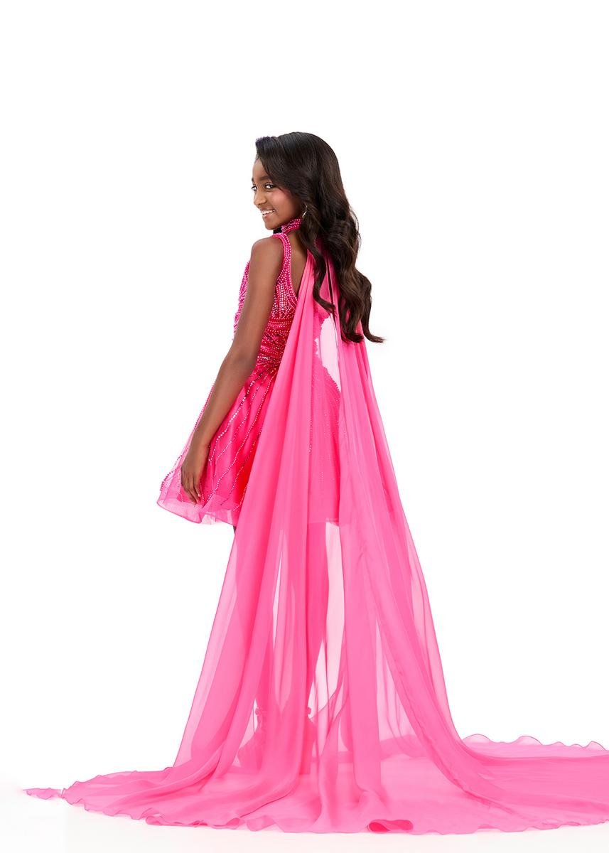 Ashley Lauren 8365 Fuchsia Prom Dress