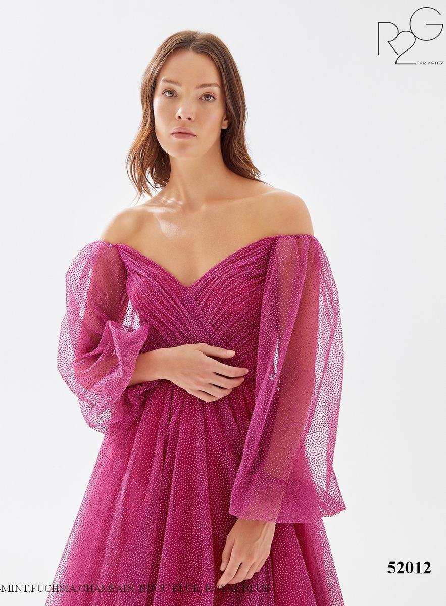 Tarik Ediz 52012 Fuchsia Prom Dress