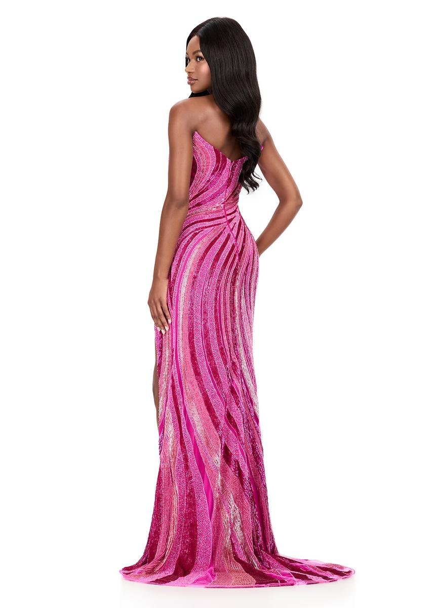 Ashley Lauren 12231 Fuchsia Prom Dress