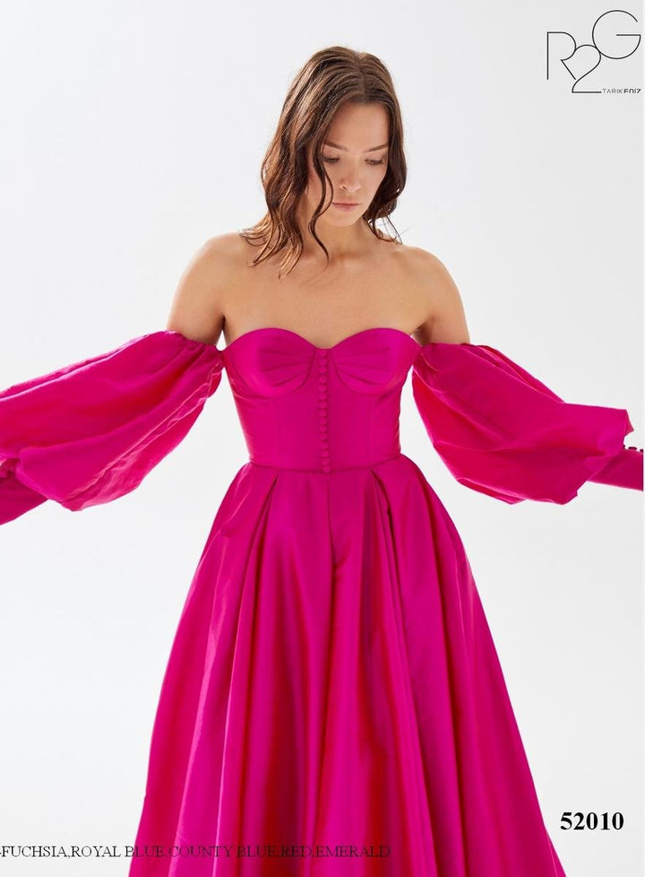 Tarik Ediz 52010 Fuchsia Prom Dress