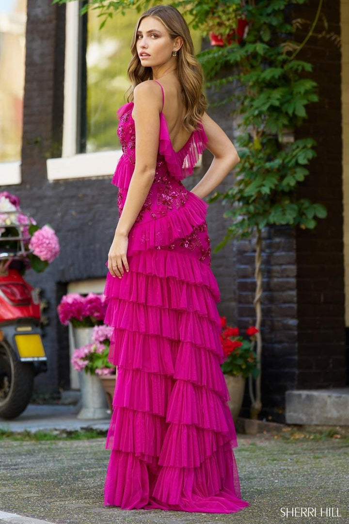 Sherri Hill 56310 — Fuchsia