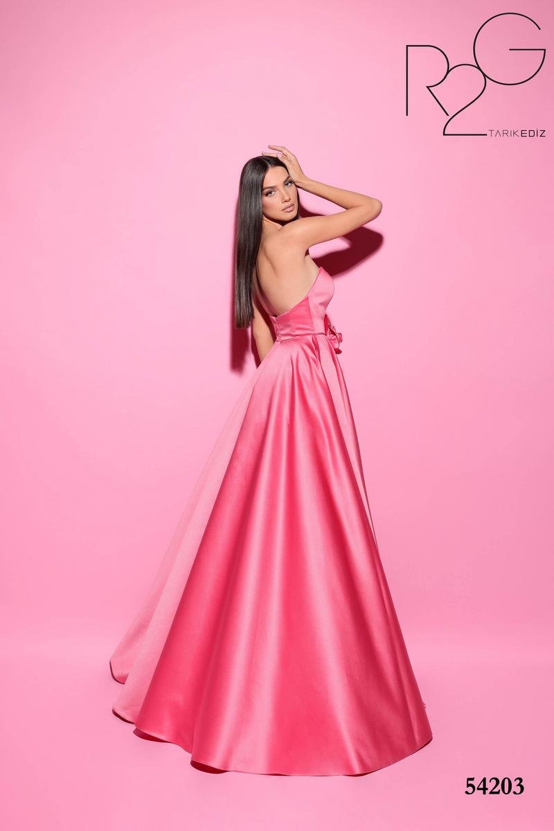 Tarik Ediz 54203 Fuchsia Prom Dress