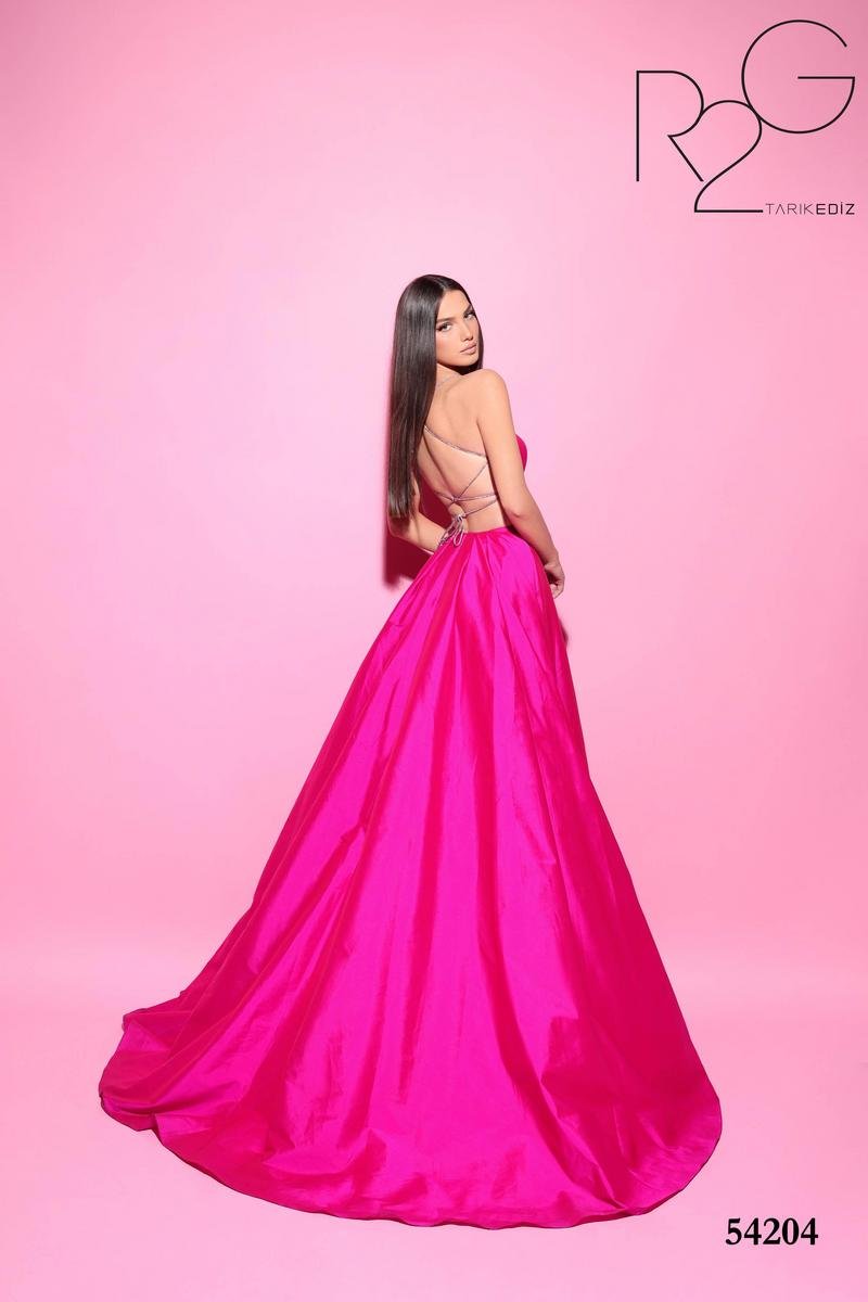 Tarik Ediz 54204 Fuchsia Prom Dress