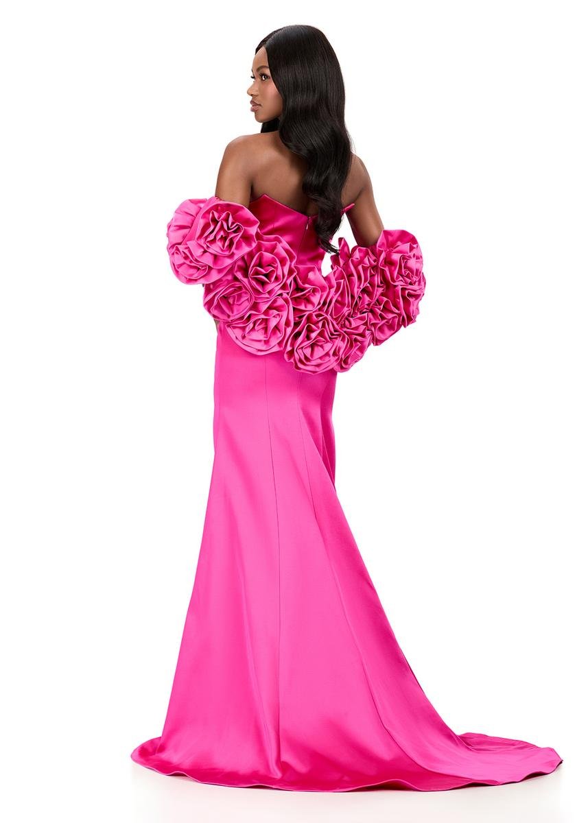 Ashley Lauren 12185 Fuchsia Prom Dress