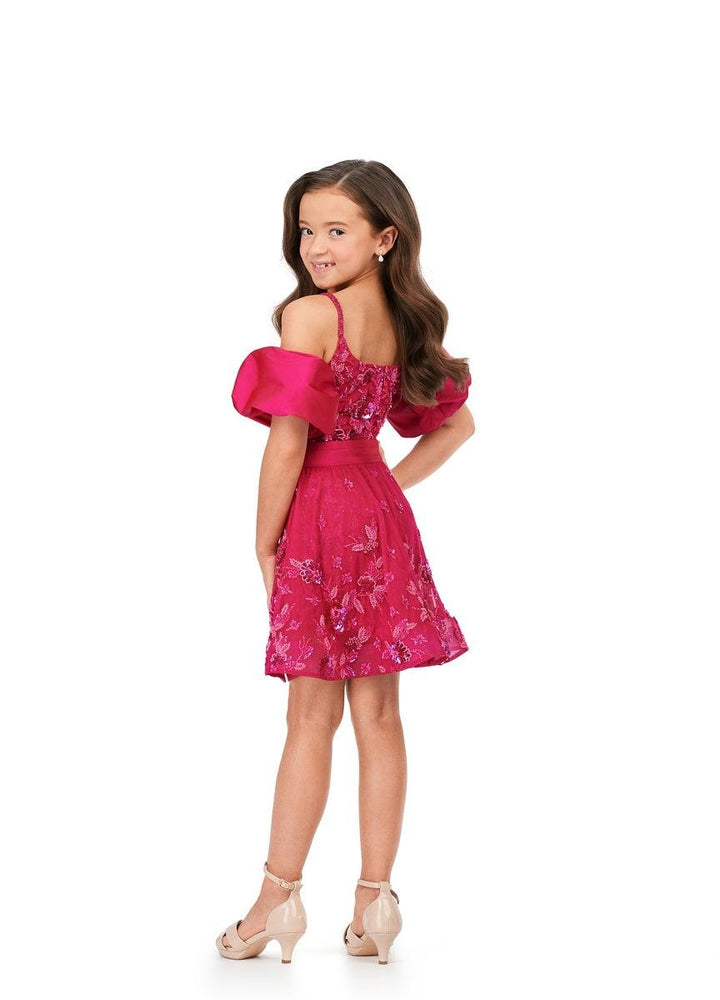 Ashley Lauren 8233 Fuchsia Prom Dress