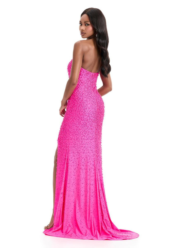 Ashley Lauren 11856 Fuchsia Prom Dress