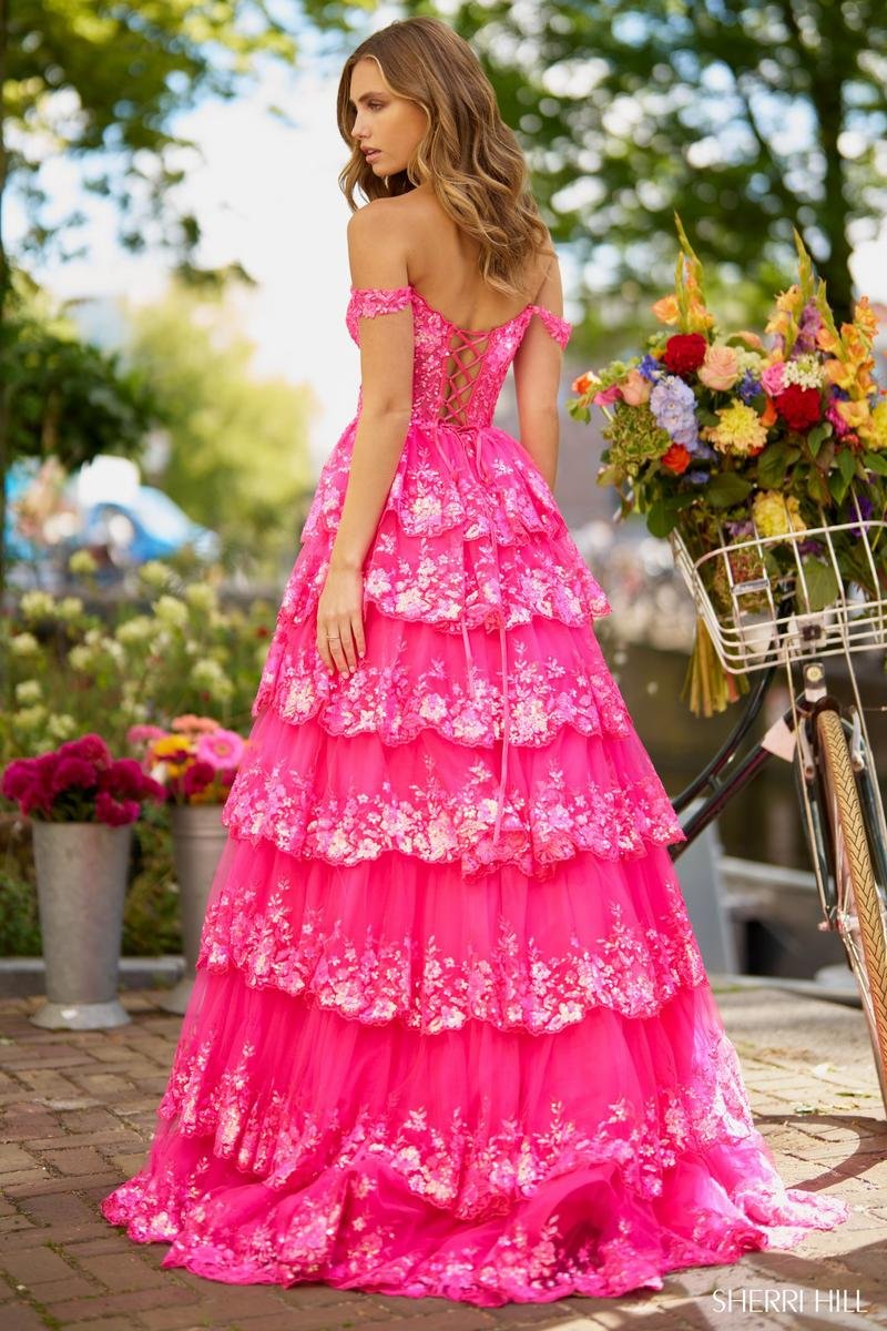 Sherri Hill 56196 — Fuchsia