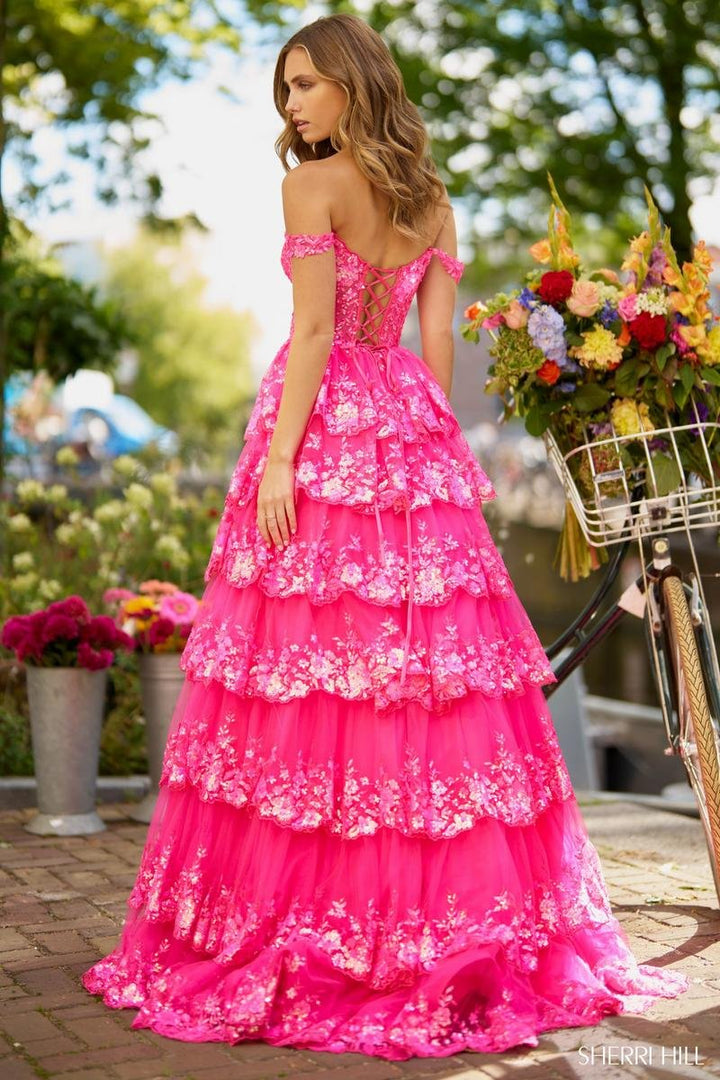 Sherri Hill 56196 — Fuchsia
