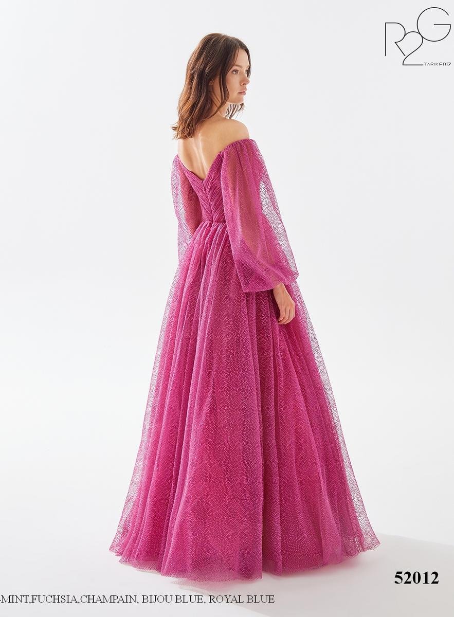 Tarik Ediz 52012 Fuchsia Prom Dress