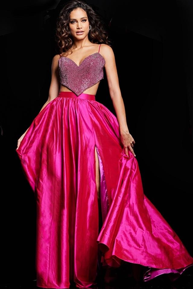 Jovani 37045 — Fuchsia