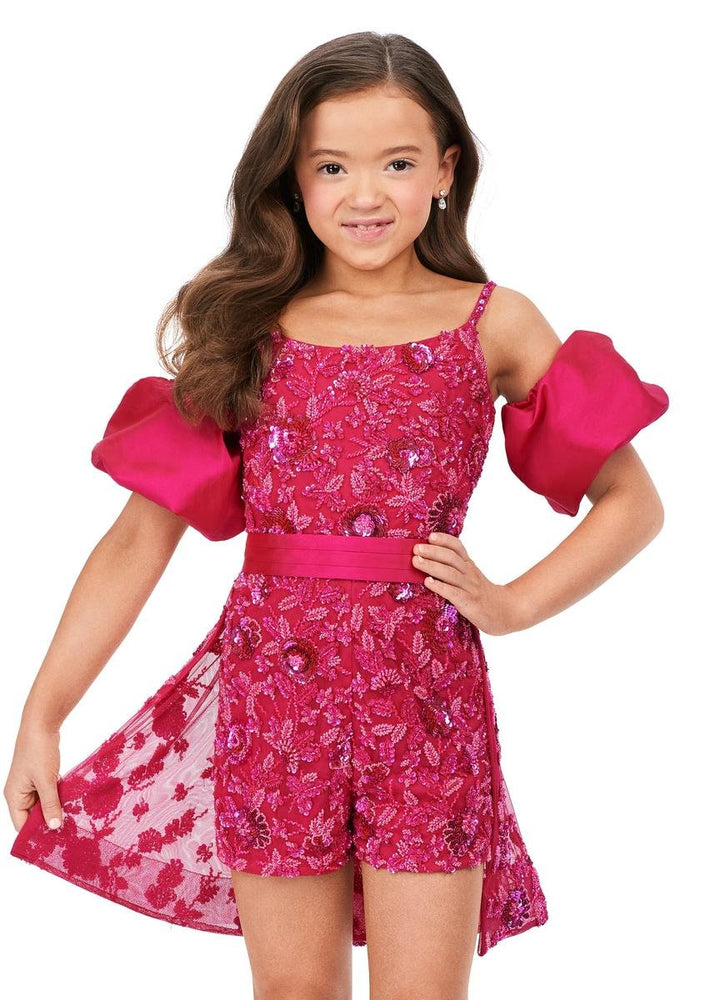 Ashley Lauren 8233 Fuchsia Prom Dress