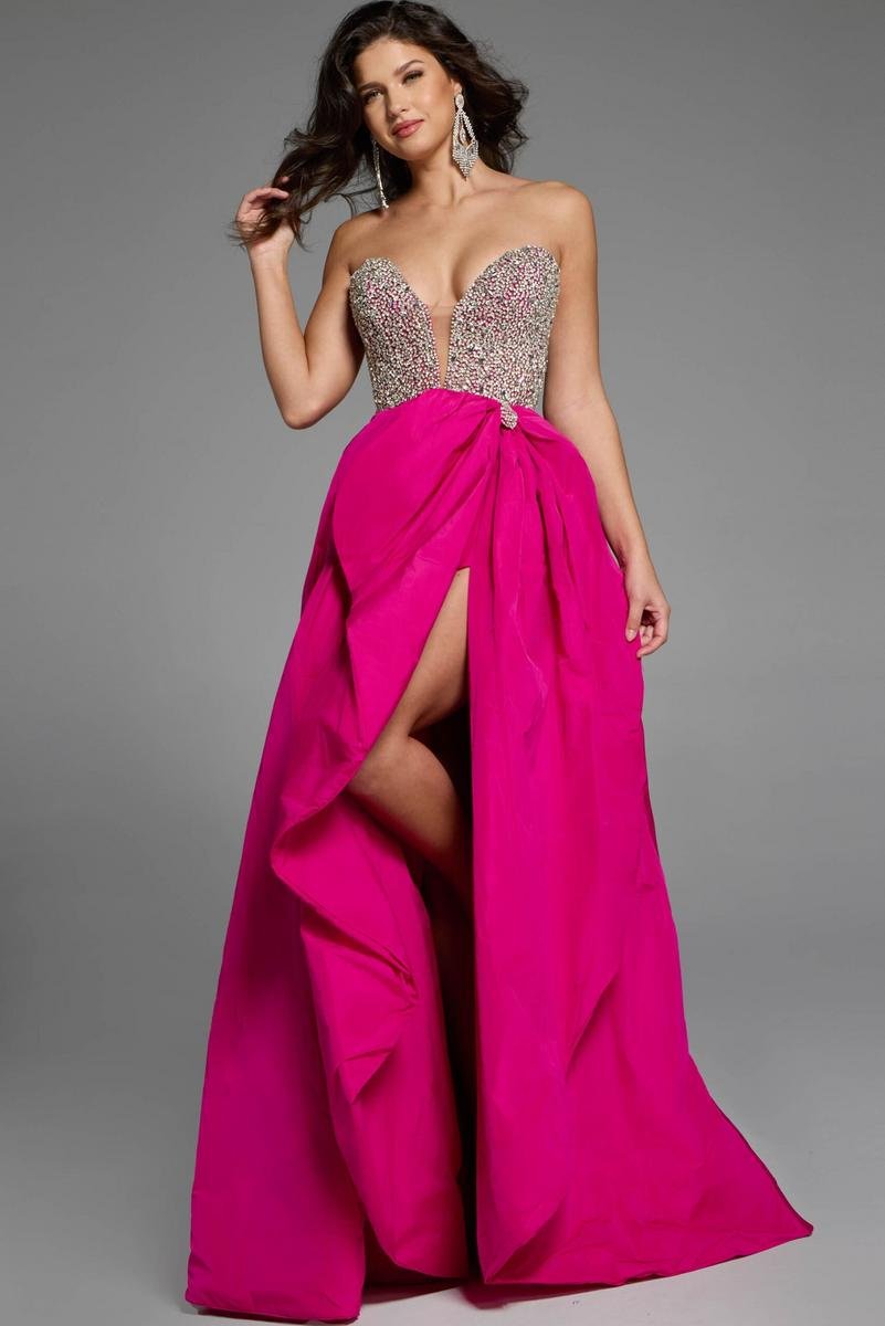 Jovani 41141 Fuchsia Prom Dress