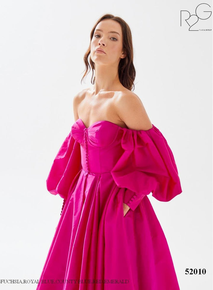 Tarik Ediz 52010 Fuchsia Prom Dress