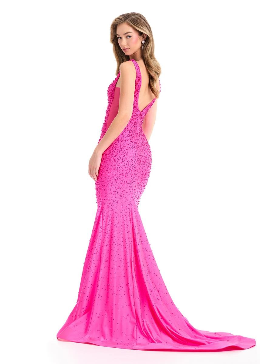 Ashley Lauren 12030 Fuchsia Prom Dress