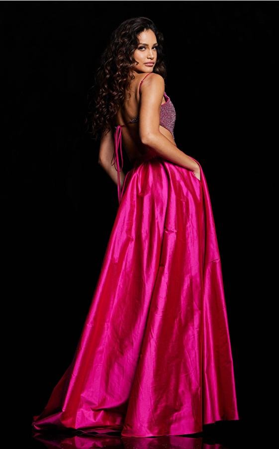Jovani 37045 — Fuchsia