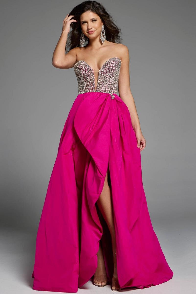 Jovani 41141 Fuchsia Prom Dress