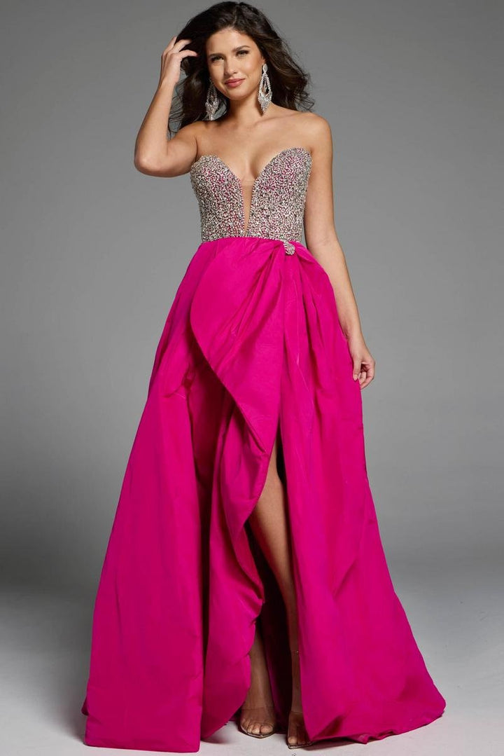 Jovani 41141 Fuchsia Prom Dress