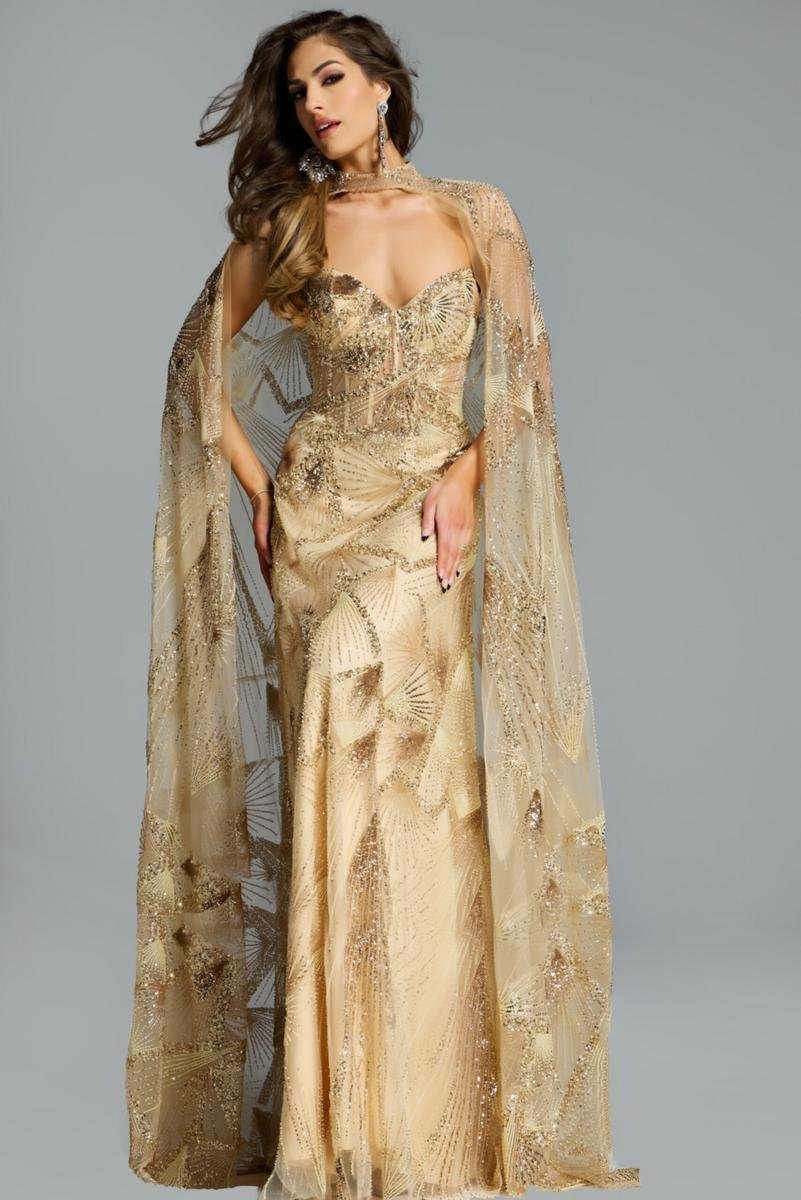 Jovani 39214 — Gold