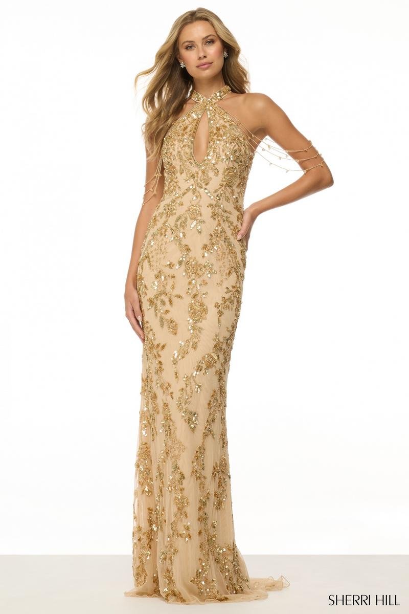 Sherri Hill 57021 — Gold