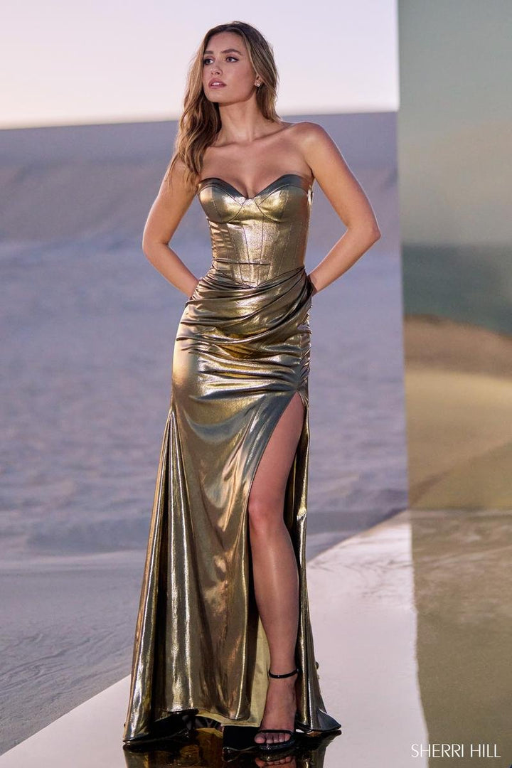 Sherri Hill 56431 — Gold