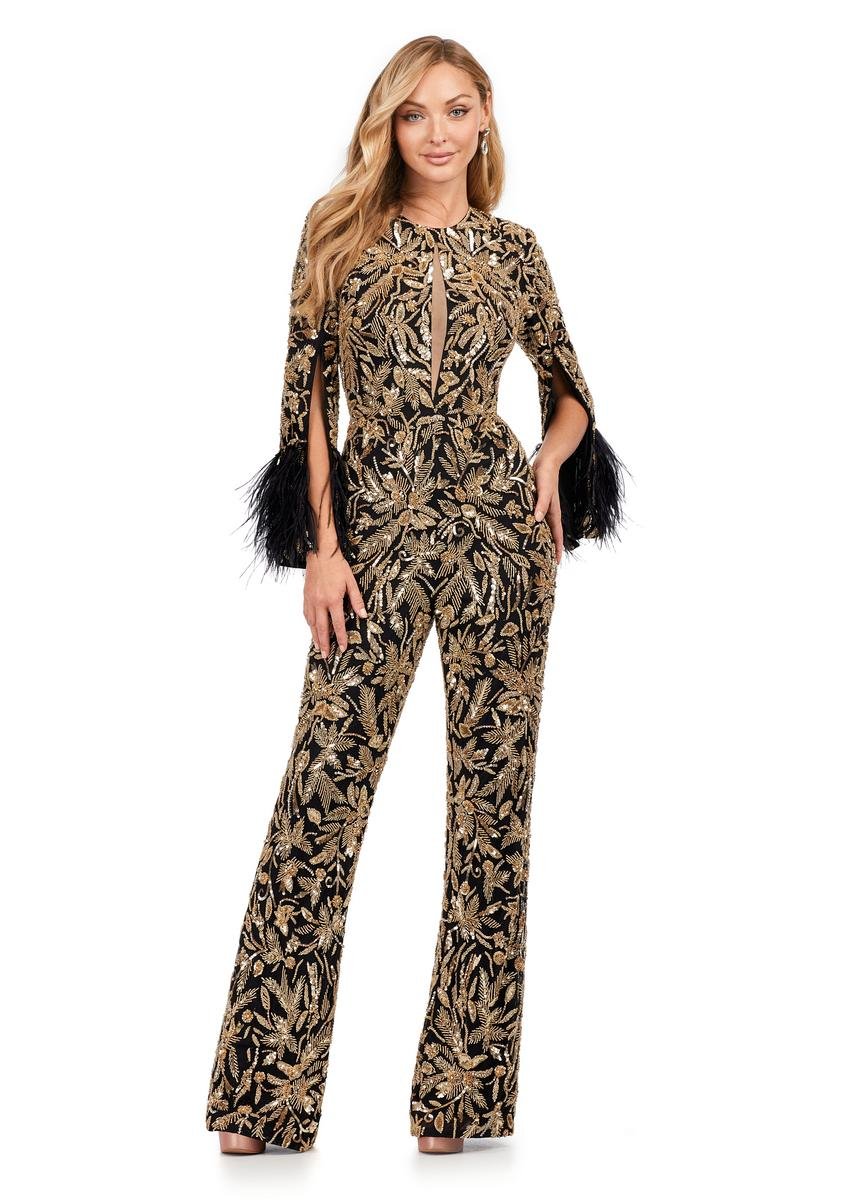 Ashley Lauren 11394 — Gold/Black