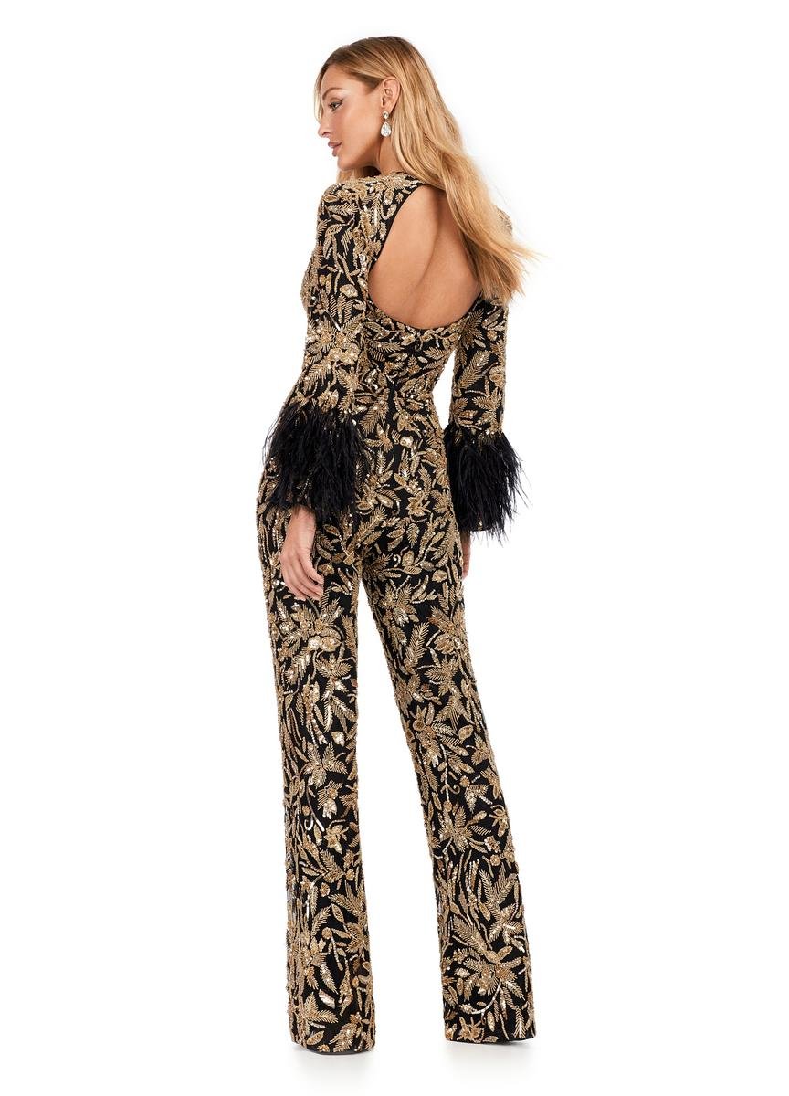 Ashley Lauren 11394 — Gold/Black