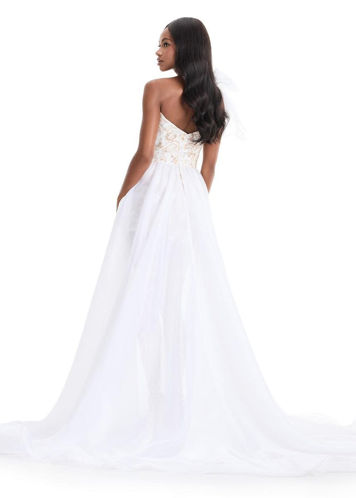Ashley Lauren 4907 — Gold/Ivory