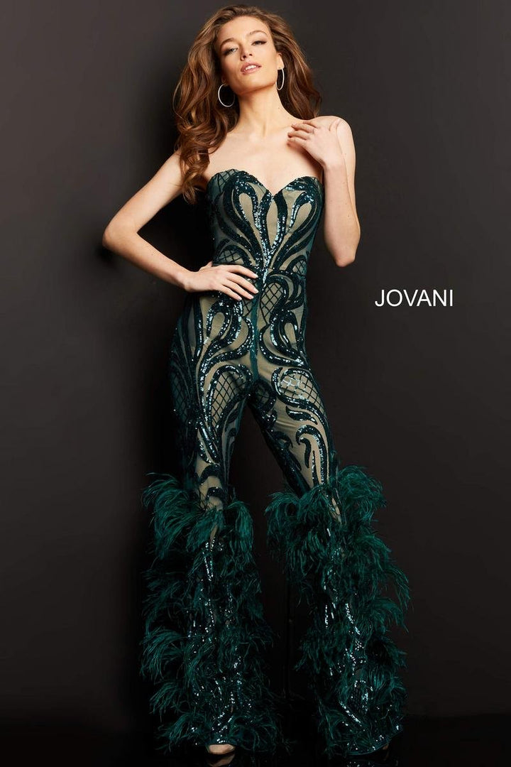 Jovani 05669 Green Prom Dress