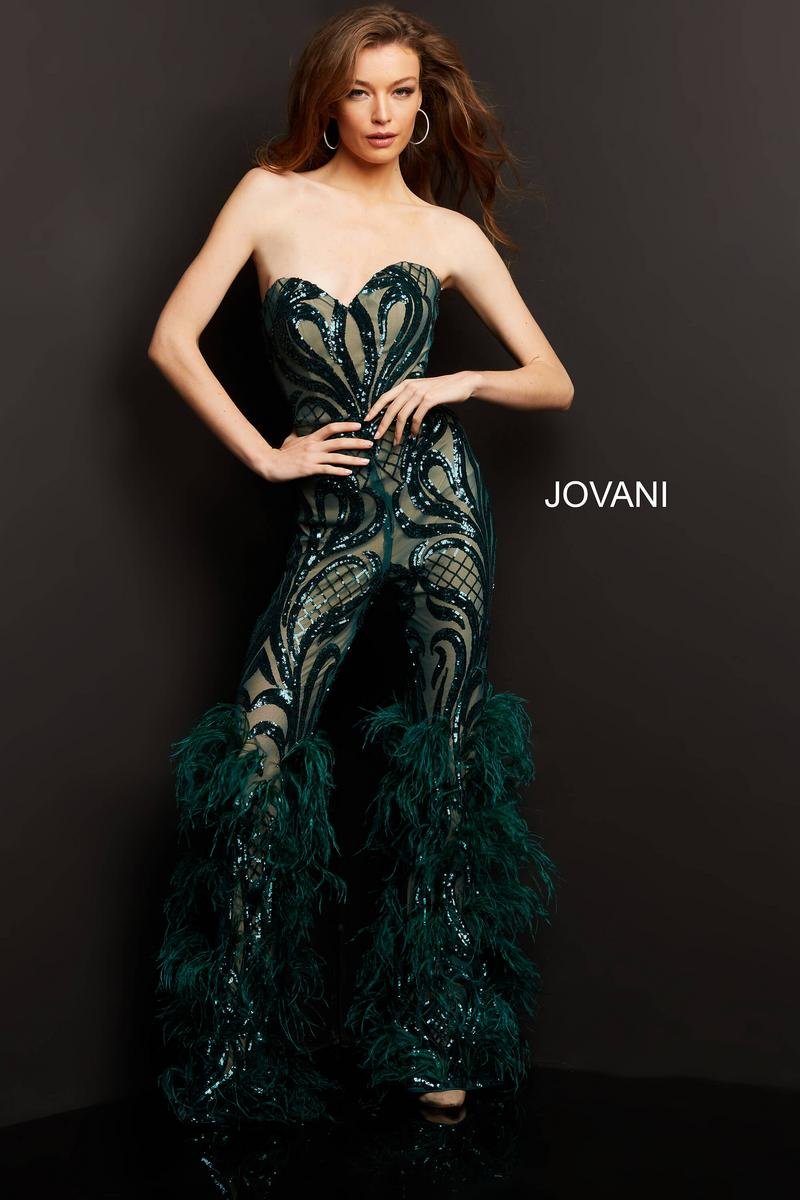 Jovani 05669 Green Prom Dress
