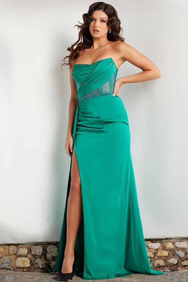 Jovani 38330 Green Prom Dress