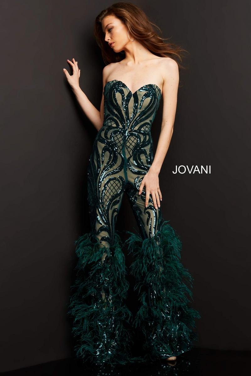 Jovani 05669 Green Prom Dress